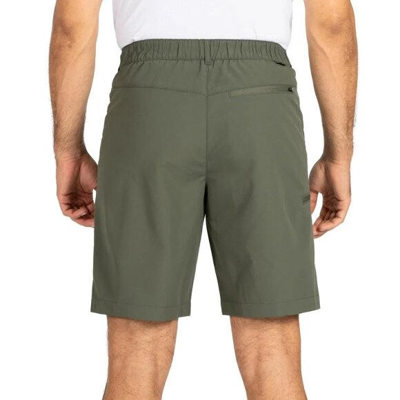 Gerry Men's Elastic Waistband UPF 30+ Tech Short, Green - Picture 3 of 5